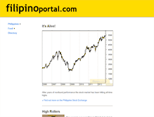 Tablet Screenshot of filipinoportal.com
